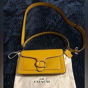Coach Tabby 26 Mustard Yellow Crossbody Bag